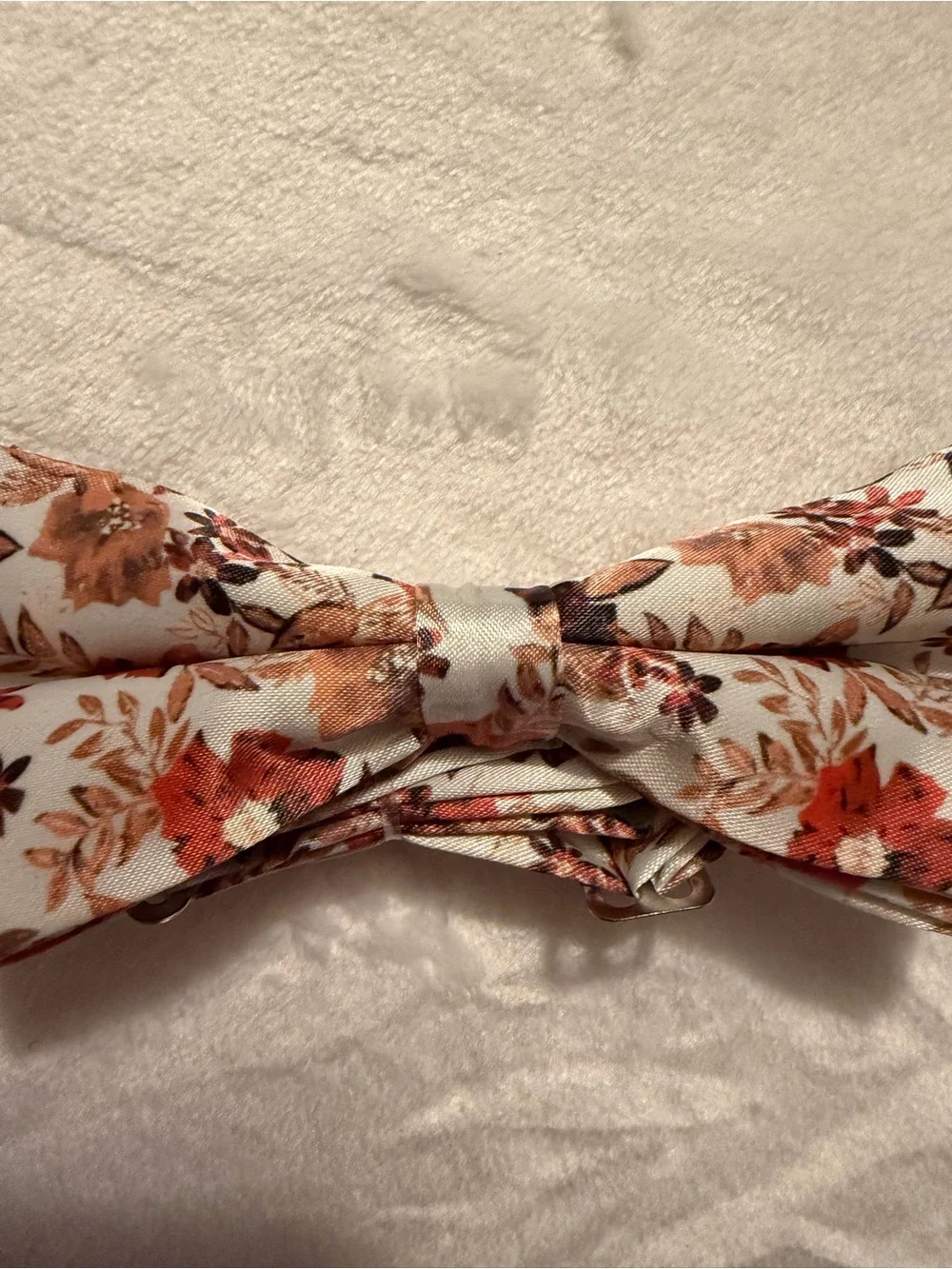 Floral Satin Bow Tie NEW